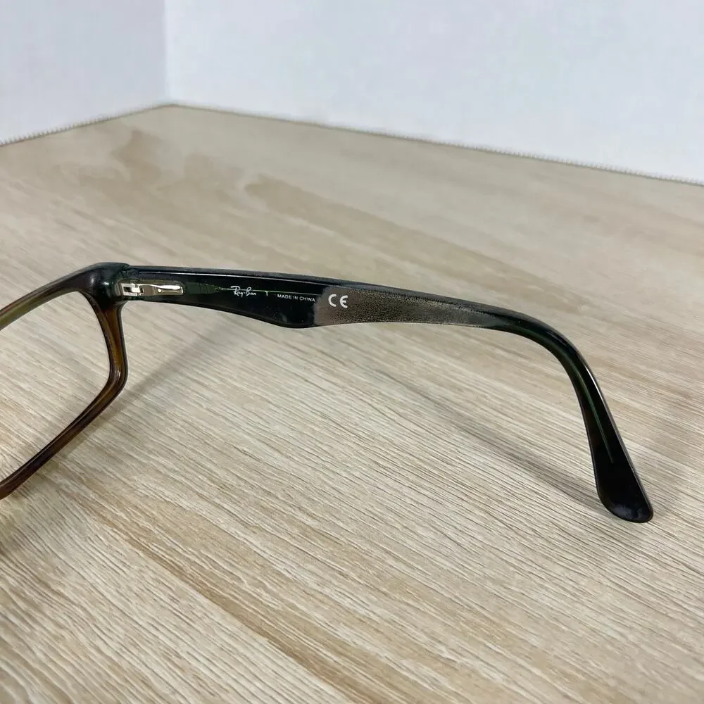 Ray-Ban RB5206 2445 Eyeglasses 52-18-140 Brown Green Full Rim PARTS ONLY